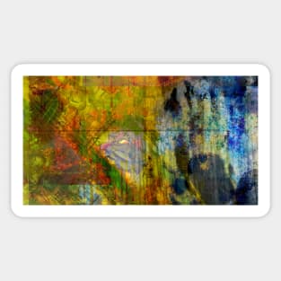 Abstract Modern Painting Sticker